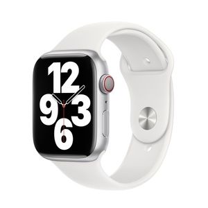 Apple Watch White Sport Band — 45mm, S/M and M/L